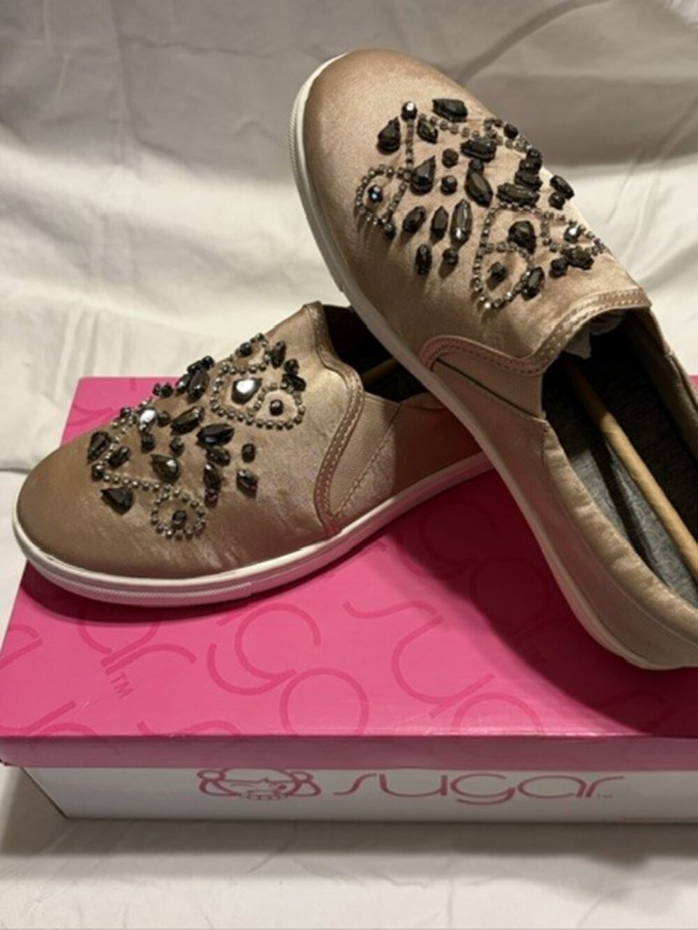 New Sugar Grasshopper Slip-On Fashion Sneakers Sz 7.5